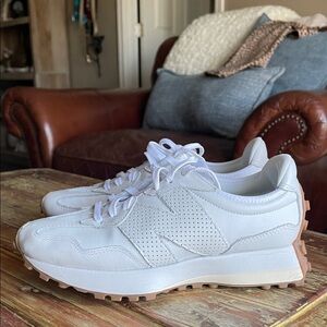 New Balance White Athletic Shoes